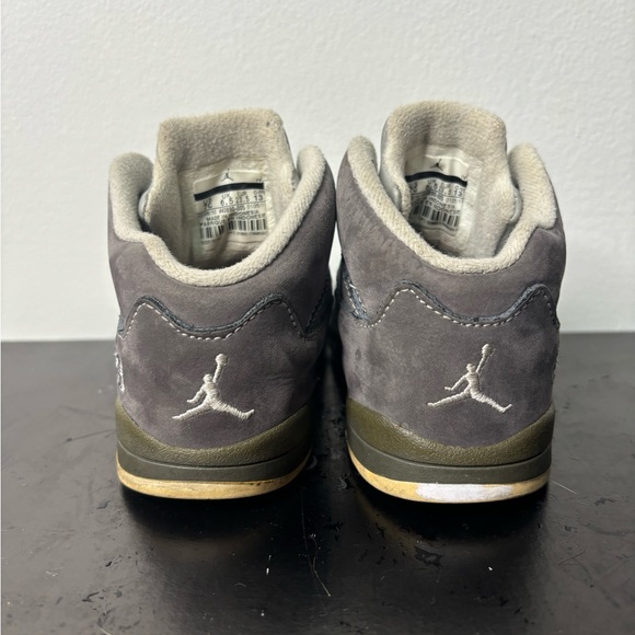 Nike Air Jordan 5 Retro TD Wolf Grey/ Light Graphite Toddler Shoes Size 7C Rare - Picture 5 of 13